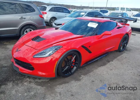 2016 Chevrolet Corvette Stingray Z51 from USA, damaged, VIN 1G1YH2D79G5126197